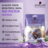 'Calming Lavender Jelly Peel-Off Mask 30gm | Soothing & Relaxing Face Mask with Natural Lavender Extract for Stress Relief'