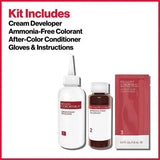 Revlon Colorsilk Hair Color - No Ammonia, With Keratin & 3D Color Gel Technology, 155.61 g Brown Black 2N