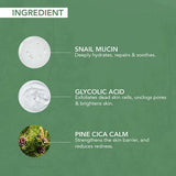 O3+ Mijoo Korea Glass Glow Facial Kit with Pine Cica & Snail Mucin - Ideal for Combination Skin (7 Steps)