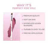 Plume ANGLED CREASE BLENDING/NOSE CONTOUR BRUSH P10