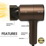 Ikonic Me Ikonic Me Mini Vibe Hair Dryer ( Coffee )
