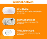 The Derma co 1% Hyaluronic Tinted Sunscreen Gel with SPF 60 & PA++++ for Broad Spectrum Protection - 30g