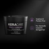 Godrej Professional Fresh Keracare Smooth Renew Mask (200G) | Manages Dryness And Frizz | Enriched With Macadamia Oil & Hydrolyzed Wheat Protein