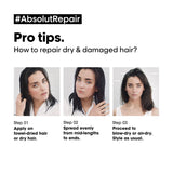 L'oreal Professionnel Paris Absolut Repair Hair Oil For Dry & Damaged Hair, 90ml 10-in-1 Multi-benefit Leave-in Hair Oil With Wheat Germ Oil