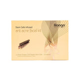 Raaga Professional Anti-Acne Stemcell Facial Kit with Green Tea, Cinnamon, Liquorice and Neem Extracts, for Glowing and Radiant Skin, 61g