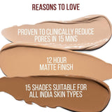 Nykaa Matte to Last Pore Minimizing Foundation (30ml)