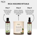 Rica Brazilian Wax with Avocado Butter Women Bikini and Sensitive Area Waxing for Upper Lips, Underarms & Eyebrows (800 gm)