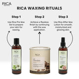 Rica Dark Chocolate Liposoluble Wax Soft & Smooth Skin Hair Removal Cream for Dry Skin Coarse Hair Waxing for Men & Women (800ml)