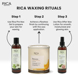 Rica Banana Liposoluble Wax for Dry skin with Glyceryl Rosinate, Natural Beeswax and Zinc Oxide - 800ml
