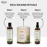 Rica Aloe Vera Liposoluble Wax For Men & Women| Less Painful & Remove Tan Skin| Quick & Easy Hair Removal Wax For Sensitive Skin| 800 ml
