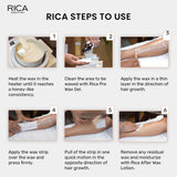 Rica Green Apple wax for sensitive skin, 800 ML