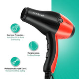 Ikonic Professional Speedy Hair Dryer (Black & Red)