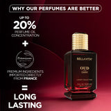 Bellavita DARK Oud Unisex Perfume- 100ml