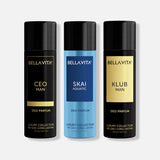 Bellavita Deodorant Gift Set For Men (Pack Of 3) - 150ml Each