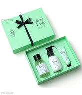 Brillare Minty Fresh Gift Set Body Was, Body Lotion, Hand Creme (Pack of 3)