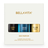 Bellavita Deodorant Gift Set For Men (Pack Of 3) - 150ml Each