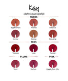 Kay Beauty Matte Liquid Lipstick Grape Seed Oil 3.5gm