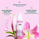Nykaa Naturals Glow Brightening Niacinamide & Waterlily Face Serum Jelly with Squalane, Non-sticky (30ml)