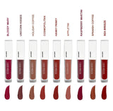 LOVE EARTH LIQUID LIPSTICK PACK OF 9 2.0 - MINIS Set- 2