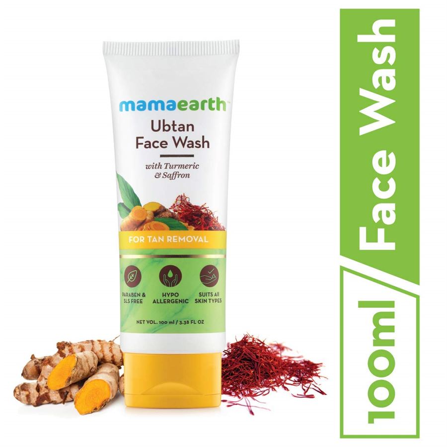 Mamaearth Ubtan Facewash with Turmeric &amp; saffron 100ml