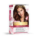Loreal Paris Excellence Creme Triple Care Color 5.32 Caramel Brown 100G+72ml