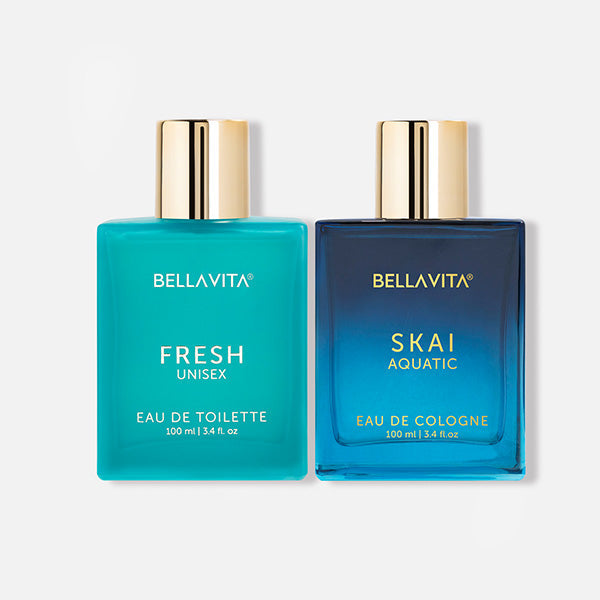 Bellavita Fresh As The SKAI Perfume Combo - 2 x 100ml