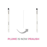 Plume P11 - Flat Synthetic Cut Crease Eye Brush