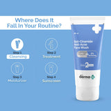 The Derma Co Sali-Cinamide Anti-Acne Face Wash I With 2% Salicylic Acid & 2% Niacinamide I Treats Active Acne & Fades Acne Marks I For Oily & Combination Skin I Power of 2 Actives - 80ml