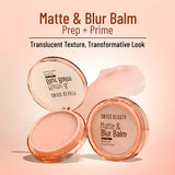 Swiss Beauty Matte & Blur Balm Prep + Prime 8g