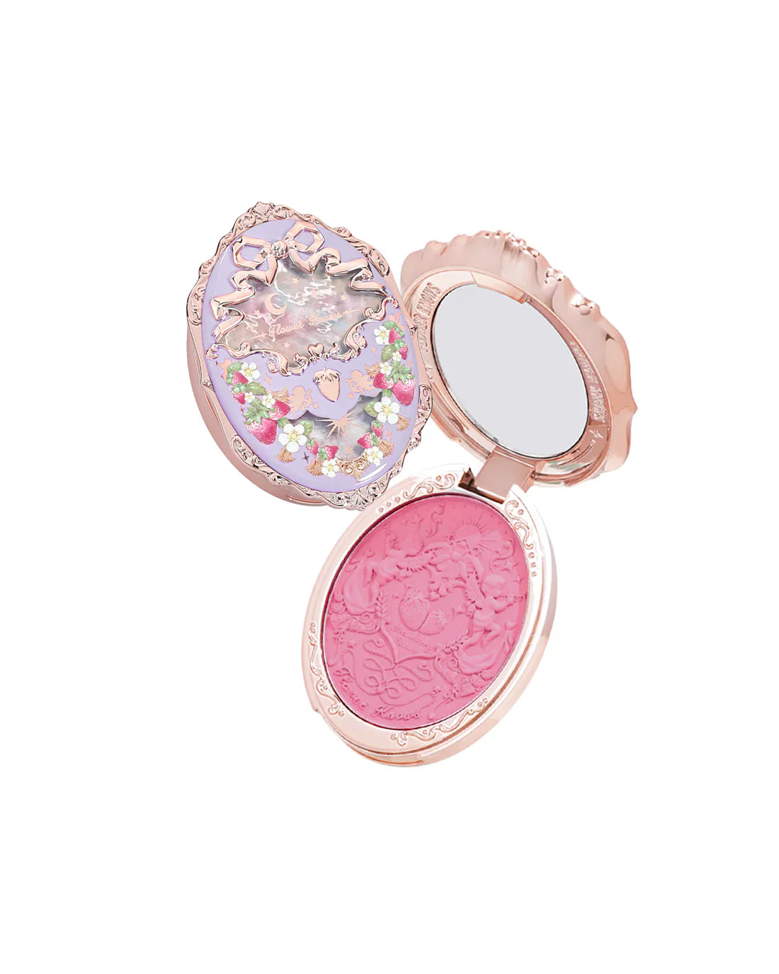 Flower Knows Violet Strawberry Rococo Embossed Blush G02 Little Cranberry