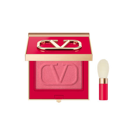 VALENTINO EYE2 CHEEK DUAL USE BLUSH & EYE SHADOW 02 VERY ROSE 3.6gm