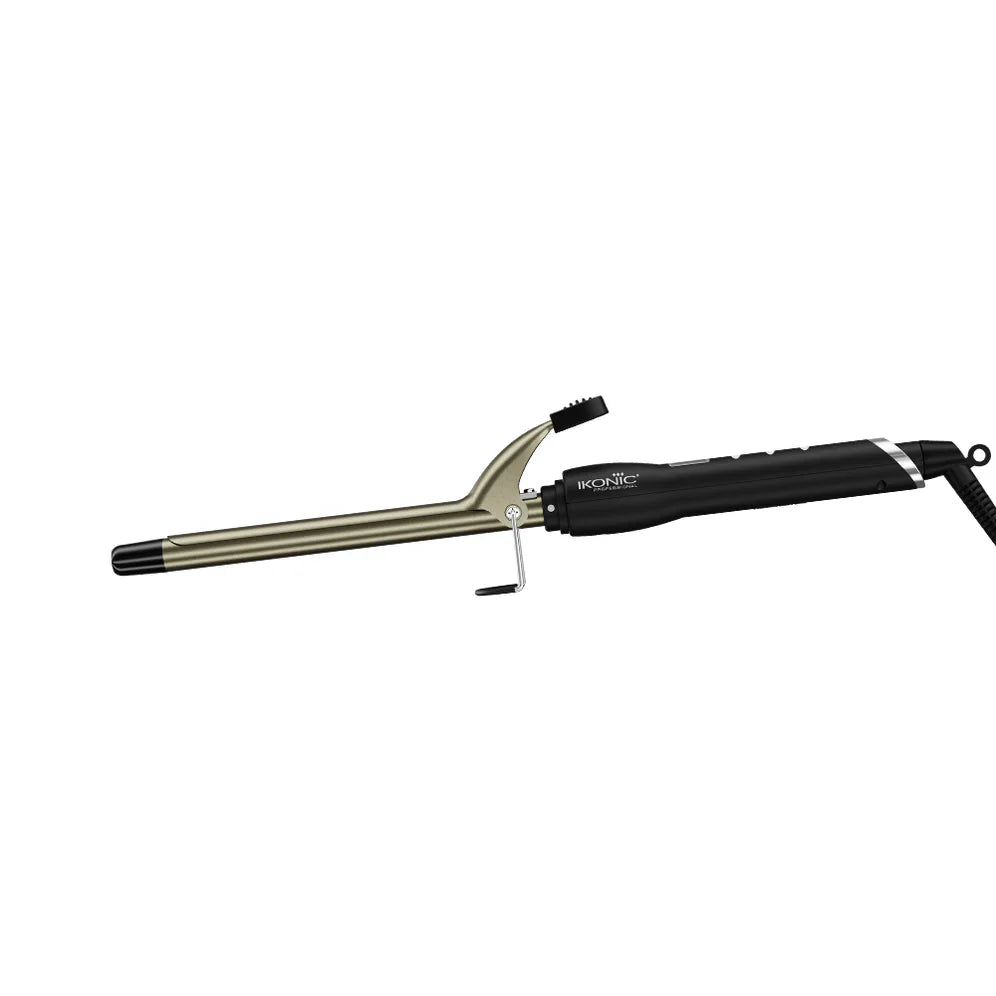 IKONIC HAIR CURLER CT-16 FOR ALL HAIR TYPES WITH CERAMIC EXTRA LONG BARREL. 100-240 V (BLACK & GOLDEN)