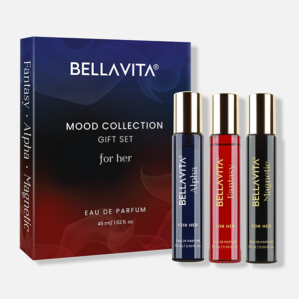 Bellavita Mood Collection Gift Set For Her - 3 x 15ml
