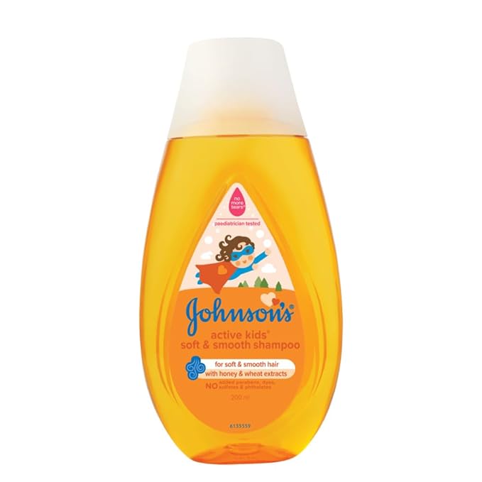 Johnson's Baby Active Kids Soft and Smooth Shampoo 200ml