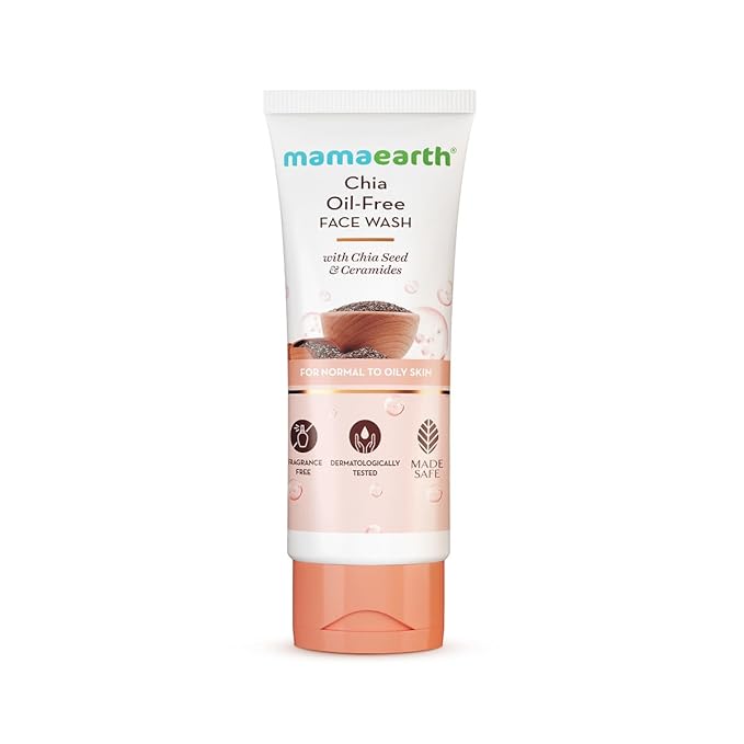Mamaearth Chia Oil-Free Face Wash with Chia Seed & Ceramides 100ml