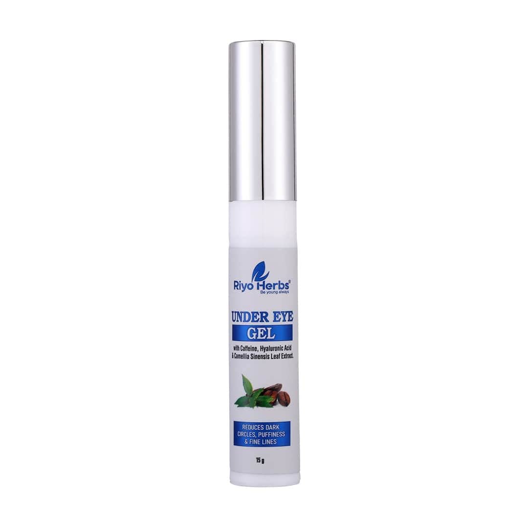 Riyo Herbs Under Eye Gel Reduces Dark Circles Puffiness Fine Lines 15gm