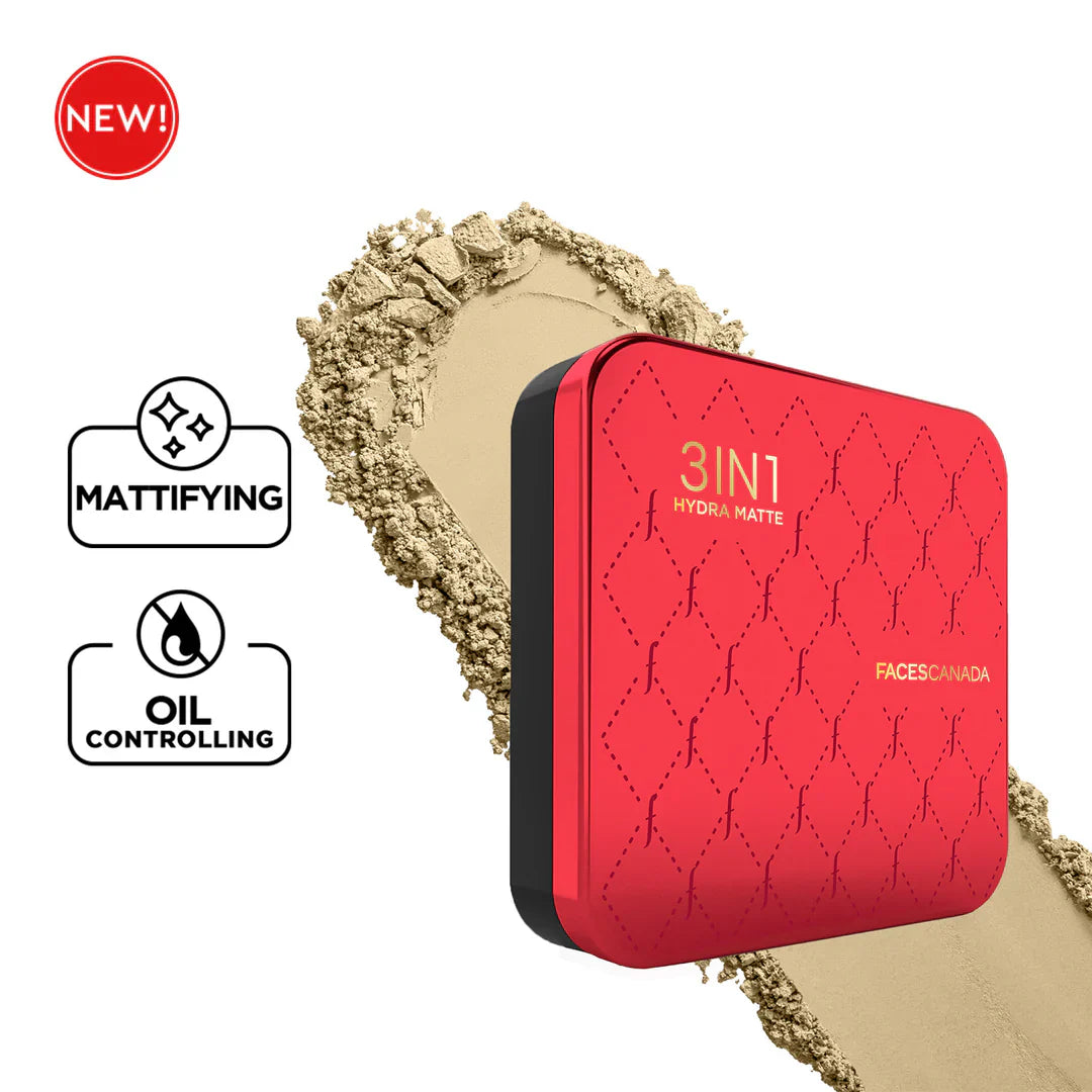 Faces Canada 3 in 1 All Day Hydra Matte Compact 9g