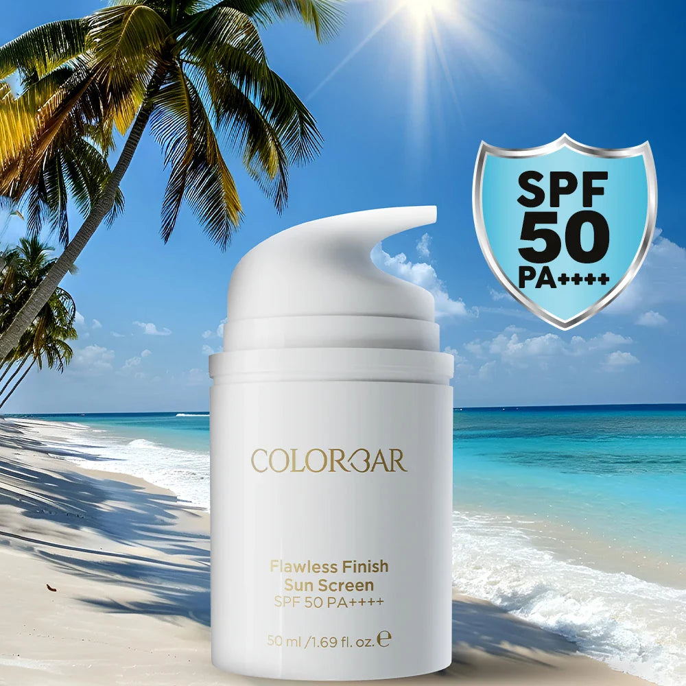 Colorbar Flawless Finish Sun Screen SPF 50 PA++++ 50ml