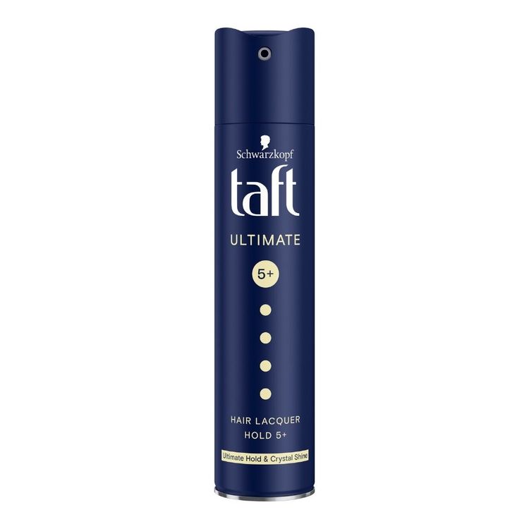 Schwarzkopf Taft Ultimate Hair Lacquer Hold 5+ Ultimate Hold & Crystal Shine 250ml
