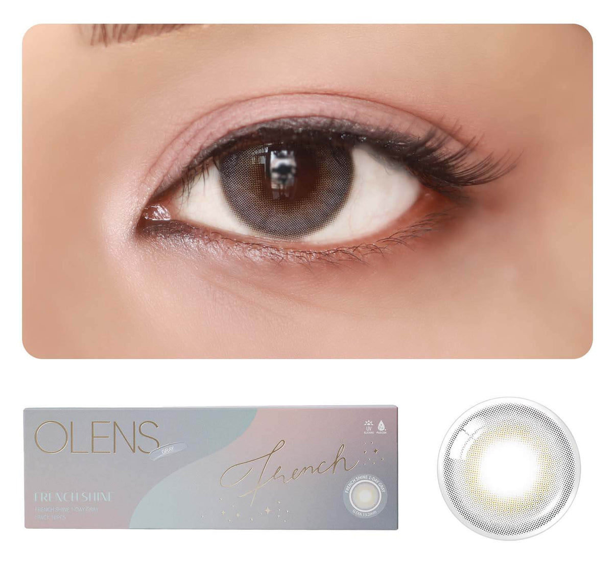O-LENS 1 Day - Coloured Contact Lens (Daily) - 5 Pair(10pcs ...