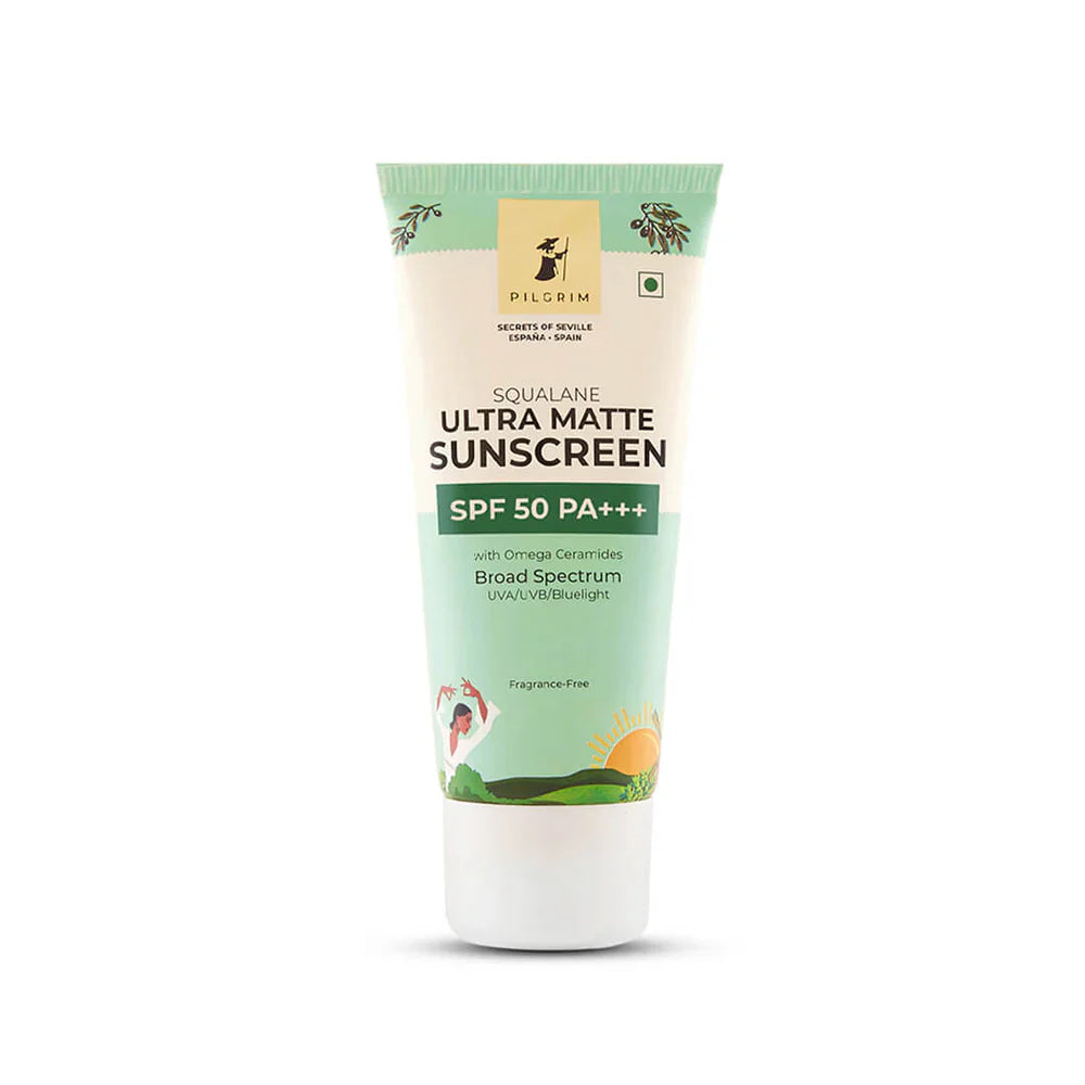 PILGRIM Squalane Ultra Matte Sunscreen SPF 50 PA+++