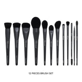 Forever52 Academic 12 Pcs Brush Set With 1 Sponge