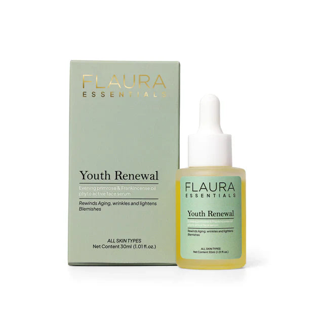 FLAURA ESSENTIALS Youth Renewal Face Serum- Stay Young Radiance 30ml