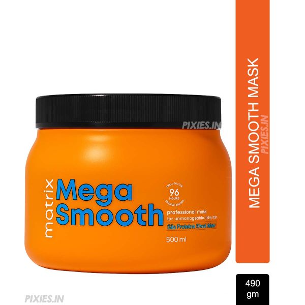 Matrix Mega Smooth Frizz Control Mask With Silk Protein and Shea Butter (500ml)