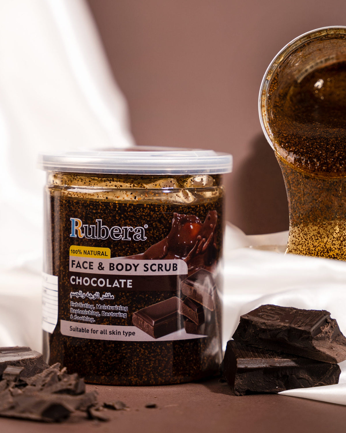 Skin Rubera Rubera Chocolate Face and Body Scrub 500ml – rawalbeauty.in
