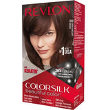 Revlon Colorsilk Hair Color - No Ammonia, With Keratin &amp; 3D Color Gel Technology, 155.61 g Dark Mahogany Brown 3RB