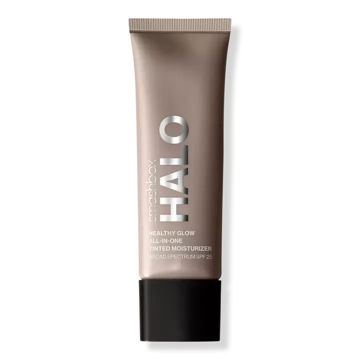 Smashbox Halo Healthy Glow All-in-one Tinted Moisturizer with Hyaluronic Acid, Niacinamide & SPF 25- Medium