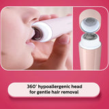 PHILIPS 5000 Series Cordless Grooming Kit for Face for Women (300mins Runtime, Full Circle LED Light, Lychee Pink)