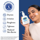 Cetaphil Hydrating Foaming Cream Cleanser 236 ml for Dry to Normal Sensitive Skin with Niacinamide, Aloevera and Glycerin