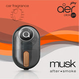Godrej aer click gel Car Vent Air Freshener Musk After Smoke